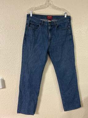 Vintage Chaps Denim Men's Straight Leg Blue Jeans Size 36x32